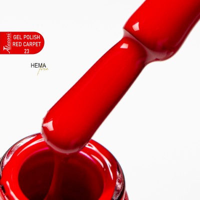 GEL POLISH RED CARPET 23 HEMA FREE ALEZORI 15ml.